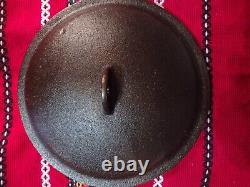 Birmingham Stove & Range / BSR Cast Iron 3 Footed Bean Pot with Lid, Restored