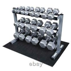 Body-Solid 5-50lb. Hex Dumbbell Package GDR363-PKG