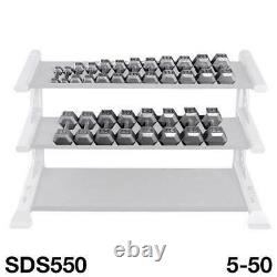 Body-Solid 5-50lb. Hex Dumbbell Package GDR363-PKG