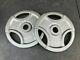 Brand New Fitness Gear 45 Lb Olympic 2 Weight Grip Plates Set (90lb Total)