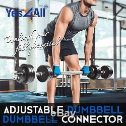Brand New Yes4All Adjustable Dumbbells 100lbs(2x50lb) Weight Set With Connector