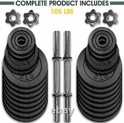 Brand New Yes4All Adjustable Dumbbells 105 lbs (2x52.5lbs) Pair weight set