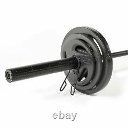 CAP 130 lb Olympic Barbell Weight Set 30 LB + 100 lb 2 Weight Plates Home Gym