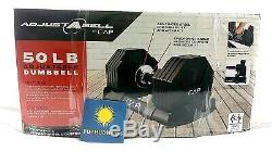 CAP 50 LB Single Adjustable Dumbbell 5 to 50 LBS Similar To Bowflex 552 New