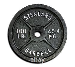 CAP Barbell, 100lb Olympic Cast Iron Weight Plate, Single F1
