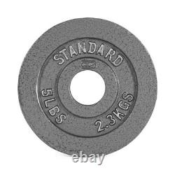 CAP Barbell Gray Olympic Cast Iron Weight Plate, 245lb Set