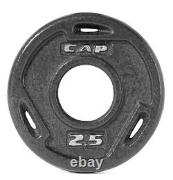 CAP Barbell Olympic 2 Grip Plates 2.5, 5, 10, 25, 35 OR 45 LB Weights CHOOSE LB