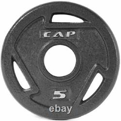 CAP Barbell Olympic 2 Grip Plates 2.5, 5, 10, 25, 35 OR 45 LB Weights CHOOSE LB