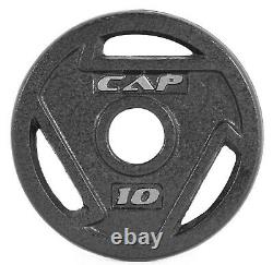 CAP Barbell Olympic 2 Grip Plates 2.5, 5, 10, 25, 35 OR 45 LB Weights CHOOSE LB