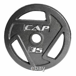 CAP Barbell Olympic 2 Grip Plates 2.5, 5, 10, 25, 35 OR 45 LB Weights CHOOSE LB