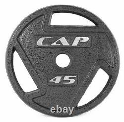 CAP Barbell Olympic 2 Grip Plates 2.5, 5, 10, 25, 35 OR 45 LB Weights CHOOSE LB