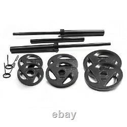 CAP Barbell Olympic Weight Set, 110 LBS with Plates FAST, FREE SHIPPING
