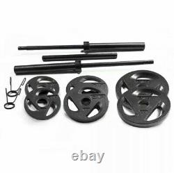 CAP Barbell Olympic Weight Set 110 LBS with Plates FREE & FAST Shipping