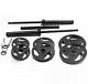 Cap Barbell Olympic Weight Set 110 Lbs With Plates In Hand Free Shipping