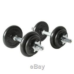 CAP Barbell cast iron 40 lb Adjustable Dumbbell weight Set with Case (IN HAND)