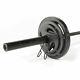 Cap Olympic Barbell Weight Set + 100 Lb 2 Weight Plates 130 Lb Total Home Gym