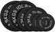 Cast Iron 2-inch Olympic Plate Weight Set For Strength Training, Home & Gym