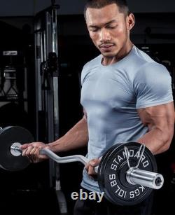 Cast Iron 2-Inch Olympic Weight Plates Set for Set 40 lbs (4x 10 LB), black