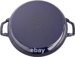 Cast Iron 3.5-Qt Braiser Dark Blue, Made in France