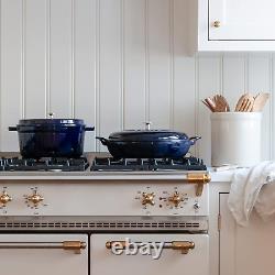 Cast Iron 3.5-Qt Braiser Dark Blue, Made in France