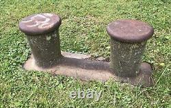 Cast Iron 44 Long, 530 lb. Vintage Ship Dock Cleat