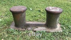 Cast Iron 44 Long, 530 lb. Vintage Ship Dock Cleat