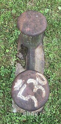 Cast Iron 44 Long, 530 lb. Vintage Ship Dock Cleat