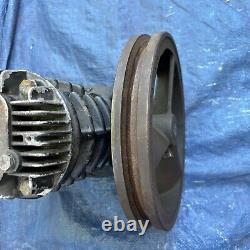 Cast Iron Air Compressor Pump Head With 10 Diameter Flywheel 43lbs? USA MADE