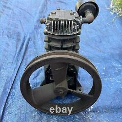 Cast Iron Air Compressor Pump Head With 10 Diameter Flywheel 43lbs? USA MADE