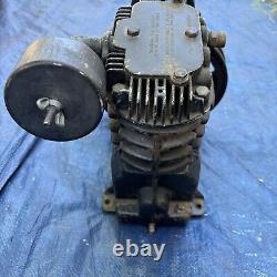 Cast Iron Air Compressor Pump Head With 10 Diameter Flywheel 43lbs? USA MADE