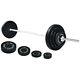 Cast Iron Barbell Weight Plates Set 5ft, 100 Lb, Standard For Home Gym Fitness