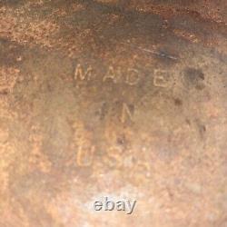 Cast Iron Bean Pot Kettle Handle Peyote Drum OD 12 USA Top 21 Lbs Cooking Camp