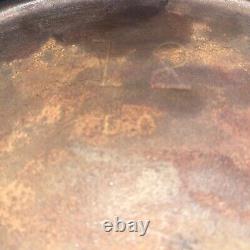 Cast Iron Bean Pot Kettle Handle Peyote Drum OD 12 USA Top 21 Lbs Cooking Camp