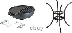 Cast Iron Cook-It-All Kit. Five-Piece Cast Iron Set Includes a Reversible Grill/