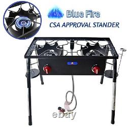 Cast Iron Double Burner For Outdoor Cooking Gas Stove