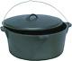 Cast Iron Dutch Oven With, Lid, Dual Handles And Easy Lift Wire Handle