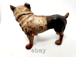Cast Iron English Bulldog Hubley Toy Co Bank Doorstop Heavy 4.75 lbs