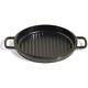 Cast Iron Hot Grill Toxinfree 10.5 Round Enameled Cast Iron Grill Pan Indoo