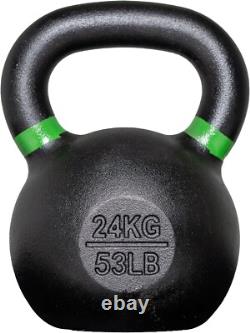 Cast Iron Kettlebell Home Gym Fitness Strength Full-body Training Workout, Single