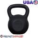 Cast Iron Kettlebell Strength Core Training Weightlift Muscle Exercise 100lb