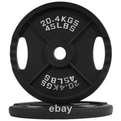 Cast Iron Olympic 2-inch Weight Plates, 25 245LB