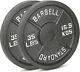 Cast Iron Olympic 2-inch Weight Plates, 2.5 35lb, Pair (black/gray)