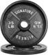 Cast Iron Olympic Barbell 2-inch Weight Plates Weightlifting 2.5 45lb Pairs