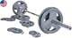 Cast Iron Olympic Weight Lifting Set With Barbell Clip Body Workout Gym 300 Lbs Us