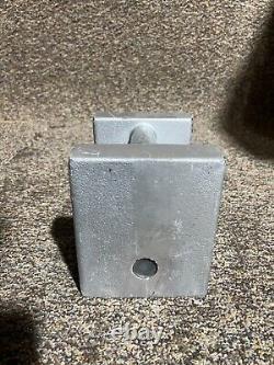 Cast Iron Painted Grip Handle Test Weight 50lb Mass Silver FAST SHIPPING
