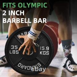 Cast Iron Plate Weight for Strength Training and 35LB (Pair), Standard