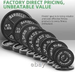Cast Iron Plate Weight for Strength Training and 35LB (Pair), Standard