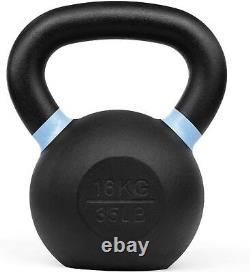 Cast Iron Powder Coated Kettlebell 4, 6, 8, 10, 12, 14, 16, 24 KG HIGH-QUALITY