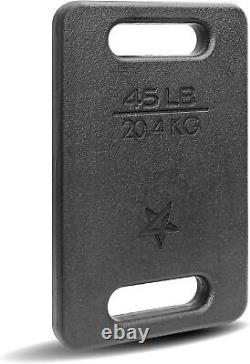 Cast Iron Ruck Weight, Weighted Plate for Rucking, Swings, Squat, Strength Train