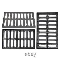 Cast Iron Sewer Grate Strainers Drain Catch Basin Cover Trench Drainage Outdoor